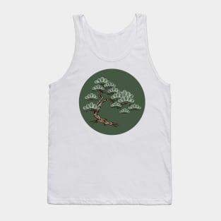 Green Mana Symbol in a Japanese Traditional Style- for fans of Magic the Gathering T-Shirt Tank Top